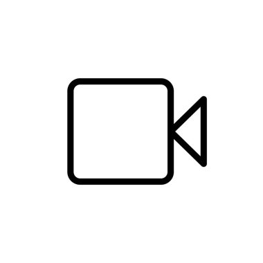 Video Kamera Kaydetme Sosyal Ortam Simgesi Seti - Araçlar, Düğmeler ve Yararlı Semboller