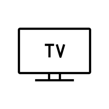 LED TV Simgesi Donanım Elektronik Aygıt Sembolleri