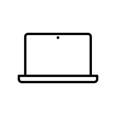 Dizüstü Bilgisayar Simgesi IT Donanım Elektronik Aygıt Sembolleri