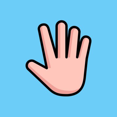 el aracı simge pan aracı, bilgisayar fare imleci Düz şekil çizgisi. Renkli düz tasarım