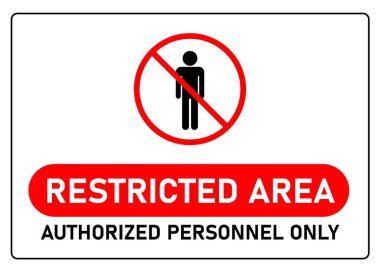 Giriş izniniz yok. Sadece insan silueti sembolü ile uyarın.