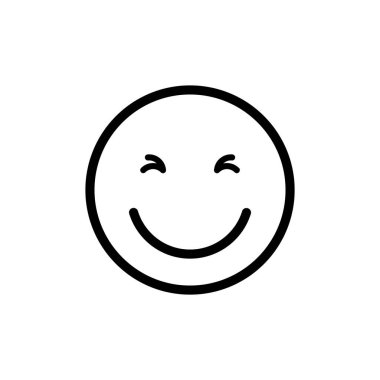 gülen yüz, kapatılan gözler, özet emoji.