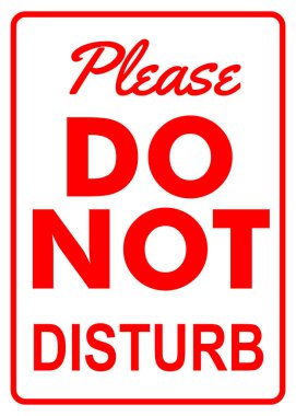 İşareti bozma, ofis işareti uyarısı, basit kırmızı metin vektörü