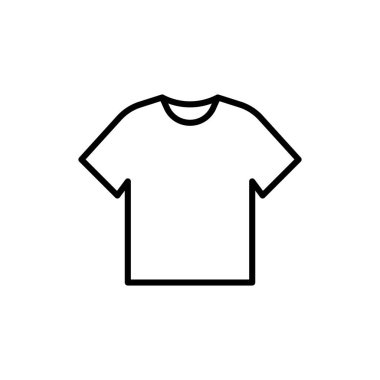 Tişört simgesi çizim biçimi vektörü
