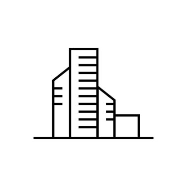 Yüksek Katlı Bina Düzenlenebilir Simgesi 4