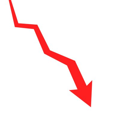 Kırmızı iş okunun hızlı düşmesi büyük ticaret kayıpları ve ekonomik kriz anlamına gelir