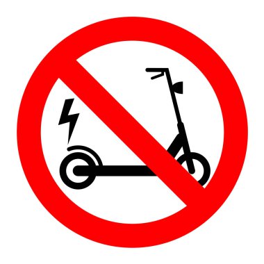 Elektrikli scooter kullanmak yasak.