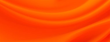 Pürüzsüz turuncu ipek ya da saten lüks kumaş dokusu düğün arka planı olarak kullanılabilir. Lüks Noel geçmişi ya da yeni yıl geçmişi. 3d Vektör illüstrasyonu.