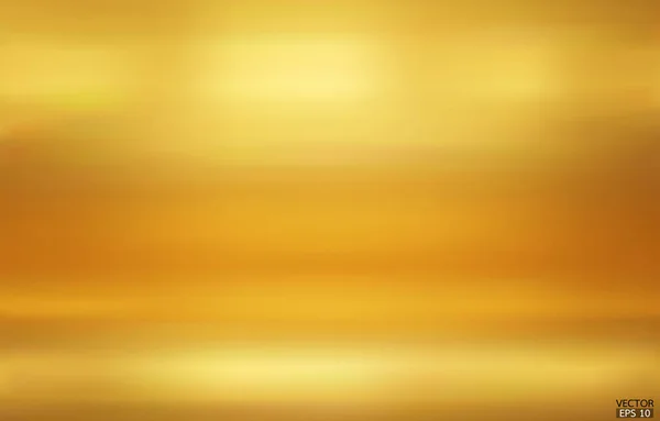 Gouden Achtergrond Abstract Licht Goud Metaal Verloop Glanzende Gouden Wazige — Stockvector