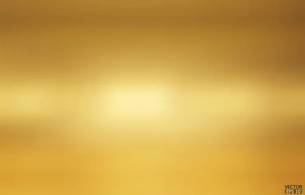 Zlaté Pozadí Abstraktní Světle Zlatý Kovový Gradient Lesklá Zlatá Rozmazaná — Stockový vektor
