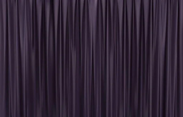 Der Geschlossene Dunkelviolette Vorhang Hintergrund Des Theaters Theatervorhänge Pflaumenviolette Vorhänge — Stockvektor