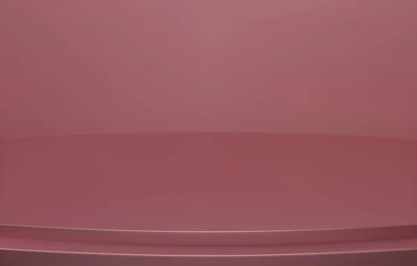 Abstrakte Luxus Rosa Hintergrund Leeres Rosafarbenes Gradientenzimmer Studio Raum Gebogene — Stockvektor
