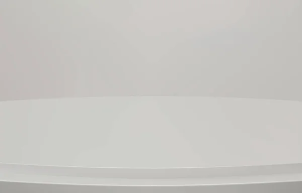 Abstract Luxe Witte Achtergrond Lege Witte Gradiënt Kamer Studio Ruimte — Stockvector