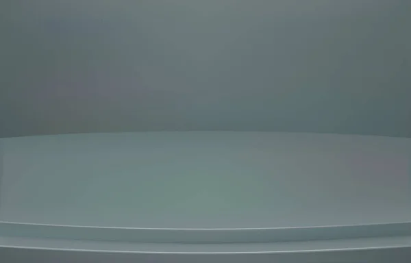 Abstrakte Luxus Blaugrau Hintergrund Leerer Gradienten Raum Studio Raum Gebogene — Stockvektor