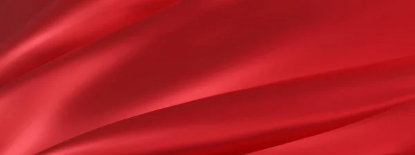 抽象的な赤いベクトル背景 高級布や液体波 抽象的または赤い生地のテクスチャの背景 赤い布柔らかい波 サテン シルク 滑らかなエレガントな綿のケース — ストックベクタ