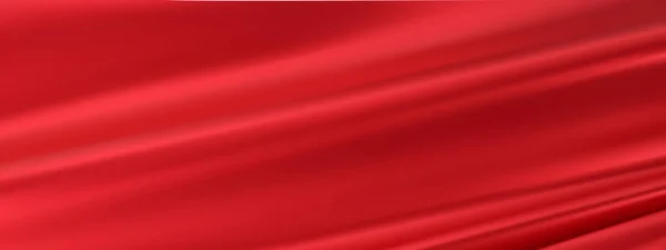 Sfondo Astratto Vettore Rosso Panno Lusso Onda Liquida Astratto Tessuto — Vettoriale Stock