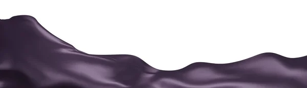 梅紫色の絹の繊維生地の旗の背景とコピースペース 壮大な開会式のための滑らかなエレガントな紫色のサテン 濃い紫色のカーテン 3Dベクトル図 — ストックベクタ