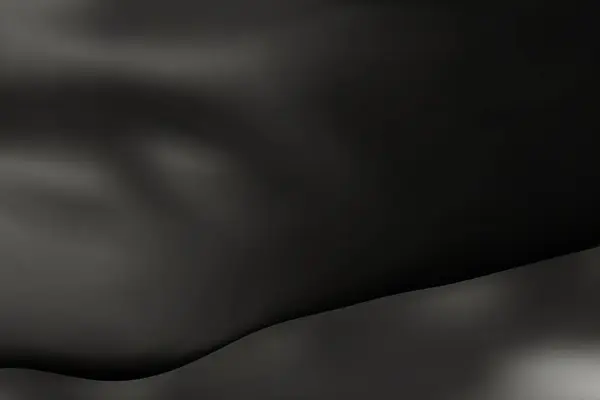 黒生地の質感の背景の贅沢 熟した絹の生地の閉鎖 絹の生地をスタッキング 黒の背景 3Dベクトル図 — ストックベクタ