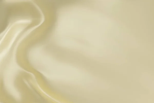 Close Textuur Van Natuurlijke Crème Zijde Lichtgele Stof Gladde Textuur — Stockvector