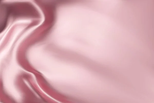 Крупный План Текстуры Розового Шелка Розовое Золото Ткани Гладкой Текстуры — стоковый вектор