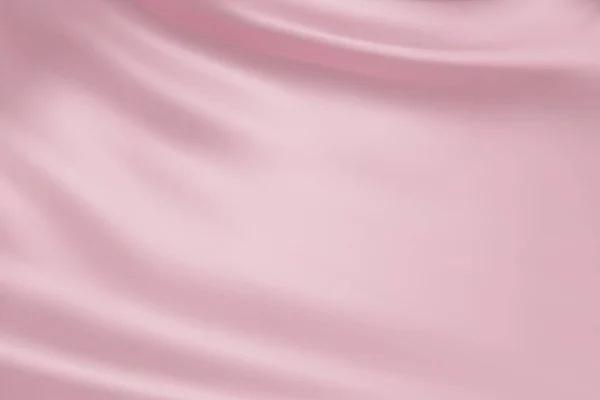 Close Textuur Van Lichtroze Zijde Licht Roze Stof Gladde Textuur — Stockvector