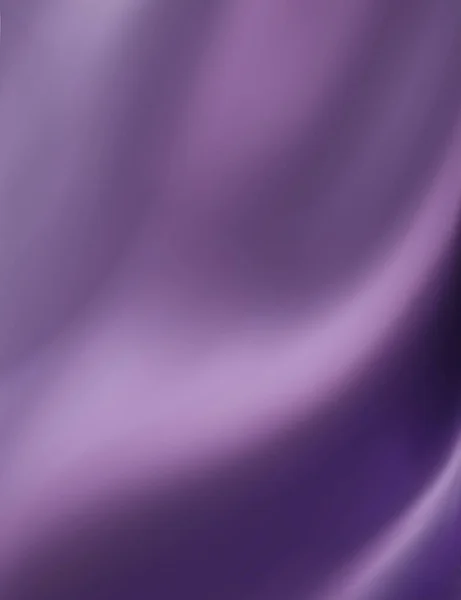 Luxury Dark Purple Fabric Texture Background Closeup Rippled Silk Fabric — Stock Vector