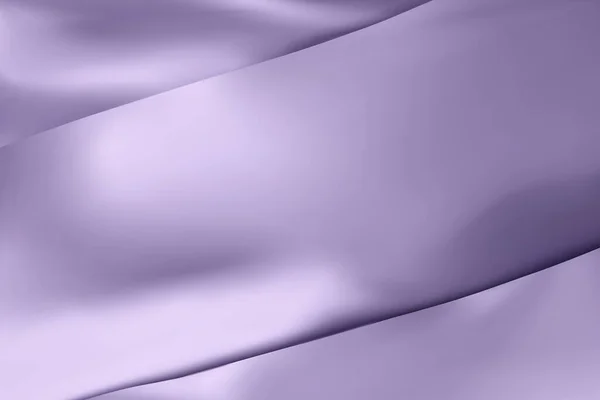 Luxury Pastel Purple Fabric Texture Background Closeup Rippled Silk Fabric — Stock Vector