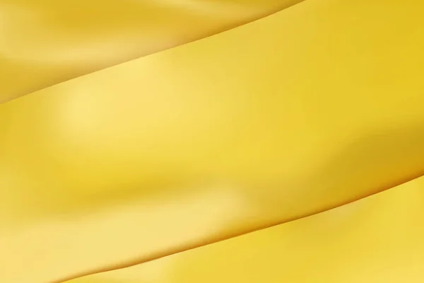 Lujo Fondo Textura Tela Amarilla Primer Plano Tela Seda Ondulada — Vector de stock