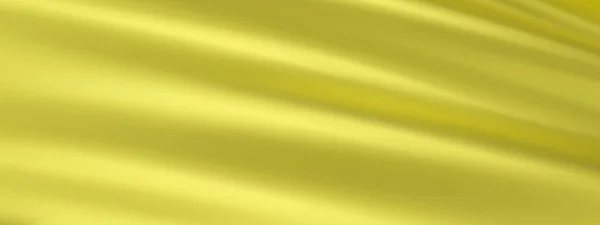 Fondo Abstracto Vector Seda Amarilla Tela Lujo Onda Líquida Fondo — Vector de stock