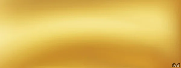 Gouden Achtergrond Abstract Licht Goud Metaal Verloop Glanzende Gouden Wazige — Stockvector