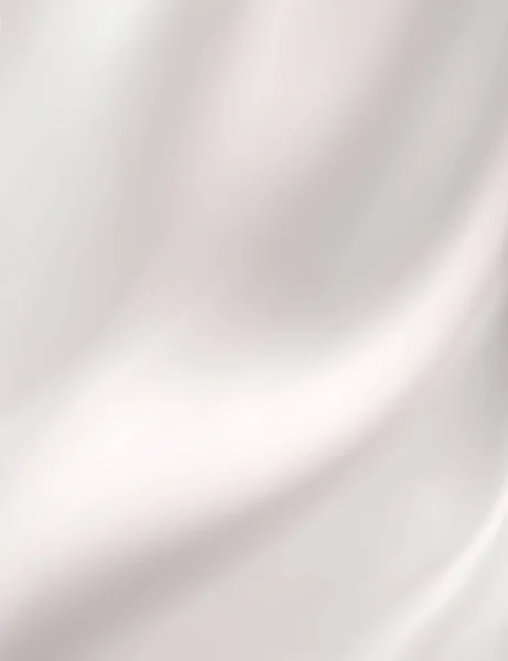 Роскошь Белая Текстура Фона Крупный План Шелковой Ткани Абстрактная Ткань — стоковый вектор