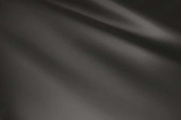 黒絹のクローズアップの質感 黒生地滑らかな質感表面の背景 セピア調の滑らかなエレガントなダークシルク テクスチャ パターン テンプレート 3Dベクトル図 — ストックベクタ