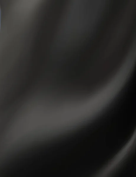 Розкіш Фону Текстури Чорної Тканини Крупним Планом Розрізаної Шовкової Тканини — стоковий вектор