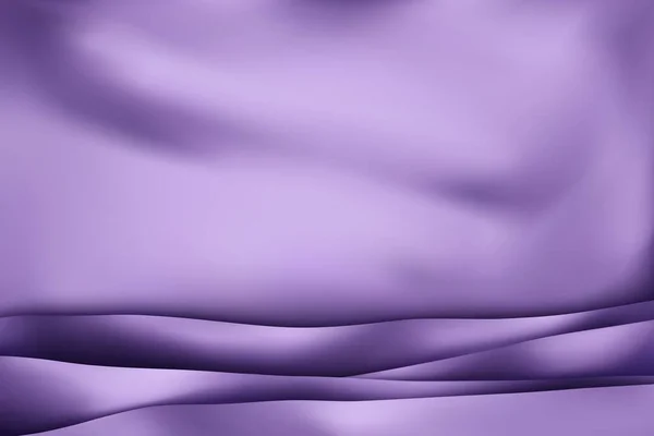 濃い紫色の生地の質感の背景の贅沢 熟した絹の生地の閉鎖 絹の生地をスタッキング 濃い紫色の背景 3Dベクトル図 — ストックベクタ