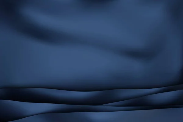 Πολυτέλεια Του Σκούρο Μπλε Υφάσματος Φόντο Υφή Κοντινό Πλάνο Από — Διανυσματικό Αρχείο