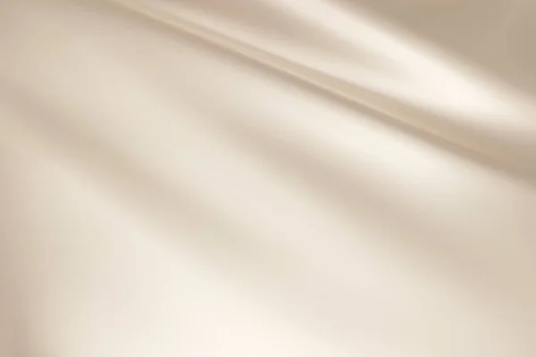 Крупный План Текстуры Натурального Бежевого Шелка Легкая Золотая Ткань Гладкой — стоковый вектор