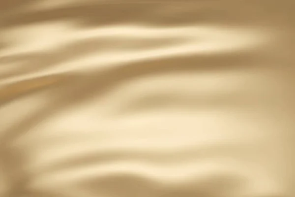 Nahaufnahme Textur Aus Natürlicher Goldseide Licht Golden Stoff Glatte Textur — Stockvektor