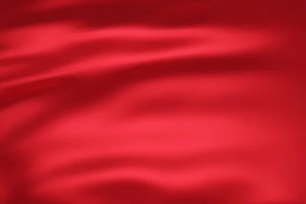 Zbliżenie Tekstury Czerwonego Jedwabiu Czerwony Materiał Gładka Konsystencja Powierzchni Tła — Wektor stockowy