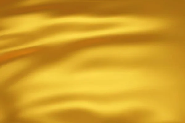 Крупним Планом Текстура Темно Жовтого Шовку Глибоко Жовта Тканина Гладка — стоковий вектор