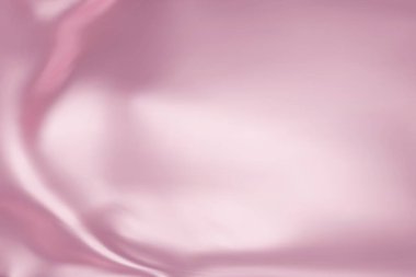 Açık pembe ipeğin yakın çekim dokusu. Açık pembe kumaş pürüzsüz doku yüzey arkaplanı. Sepia tonunda pürüzsüz pembe ipek. Doku, arkaplan, kalıp, şablon. 3B vektör illüstrasyonu.