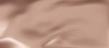 Soyut açık bej renk gradyan arkaplanı. Minimalist ince dalgalı ipek dokusu. 3B vektör illüstrasyonu.