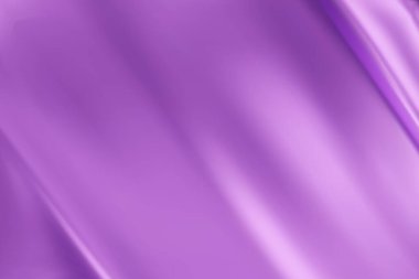 Soyut mor eğimli arkaplan. Minimalist ince dalgalı ipek dokusu. 3B vektör illüstrasyonu.