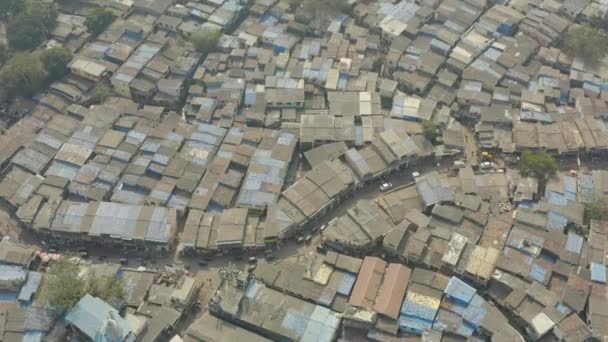 Największy Obszar Slumsów Azji Jest Rozległym Świadectwem Ubóstwa Miastach Jego — Wideo stockowe