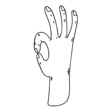 Siluet başı Tamam vektör düz illüstrasyon beyaz üzerinde izole,