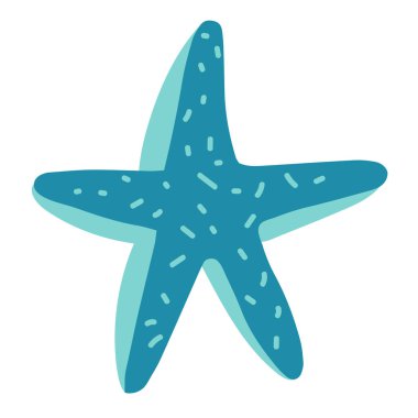 beyaz zemin üzerinde deniz yıldızı beyaz üzerinde izole.