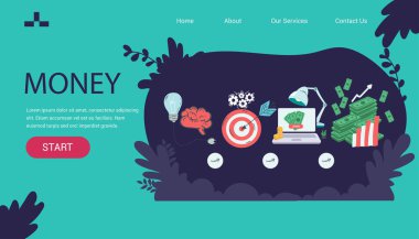 business infographics, start up. Idea implementation, income with icons, contains such as icons bussines income generation process