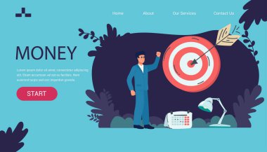 Flat isometric vector business illustration. small people characters develop creative business idea. Isometric big light bulb as metaphor idea. Graphics design for posters, flyers and banners, Landing