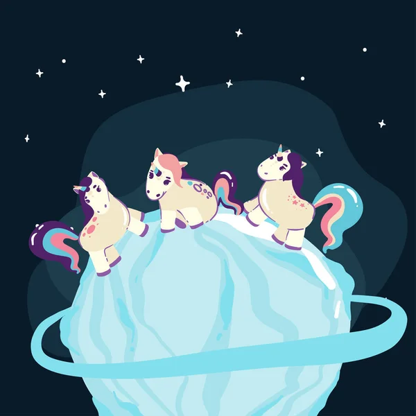 Kočičí Kukuřice Krásná Kreslená Kočka Jednorožec Tvář Nápis Text Bílém — Stockový vektor