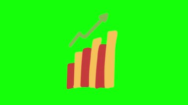 Kalkış çizelgesi, örneğin kalkışı, artan küpü ve kırmızı oku gösterir.,