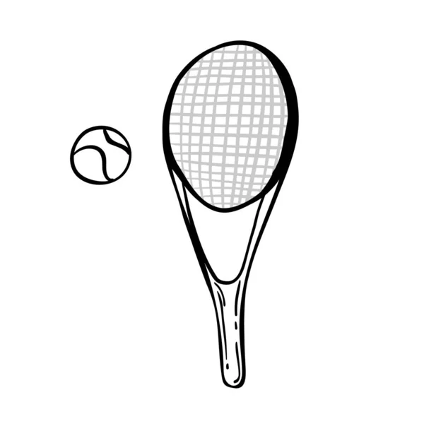 Vector Εικονογράφηση Ειδών Τένις — Διανυσματικό Αρχείο